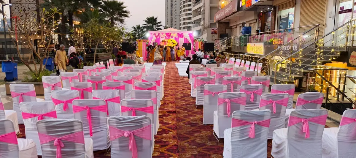 Wedding Tent Setup